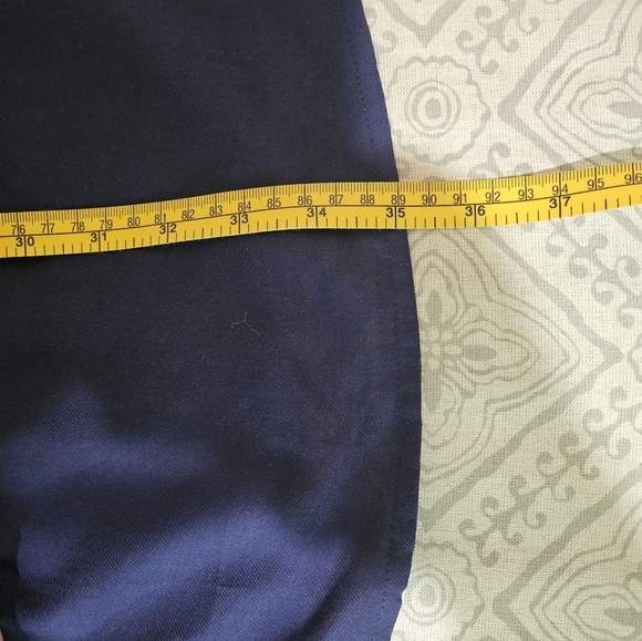 Michael Kors Navy Blue Tiered Eyelet Short Sleeve Dress XS - Picture 7 of 7